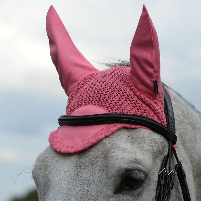 Weatherbeeta Prime Ear Bonnet - Bubblegum Pink